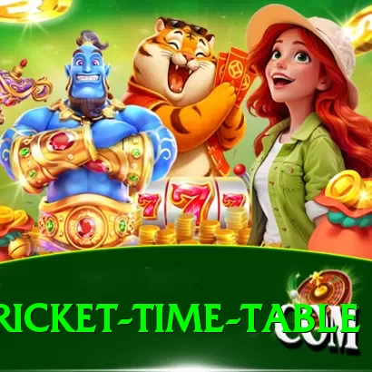 cricket time table Pro 2024 - 2
